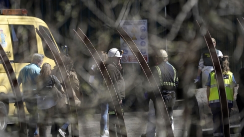 Tragedia en la mina de Cerredo en Asturias |Foto: Emilio Atienza, ICAL 