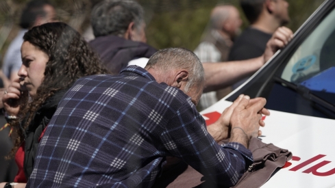 Tragedia en la mina de Cerredo en Asturias |Foto: Emilio Atienza, ICAL 