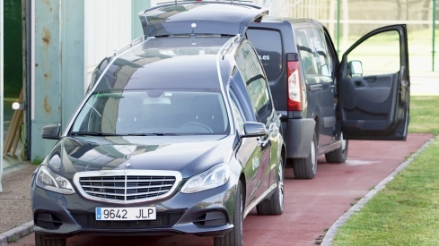 Acto de recibimiento de los mineros fallecidos en Villablino | Foto: Campillo, ICAL 