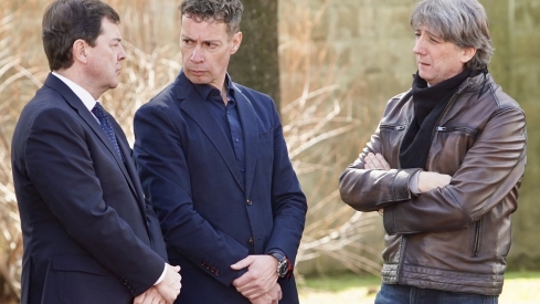 Acto de recibimiento de los mineros fallecidos en Villablino | Foto: Campillo, ICAL 