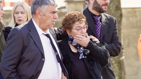Acto de recibimiento de los mineros fallecidos en Villablino | Foto: Campillo, ICAL 