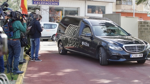 Acto de recibimiento de los mineros fallecidos en Villablino | Foto: Campillo, ICAL 