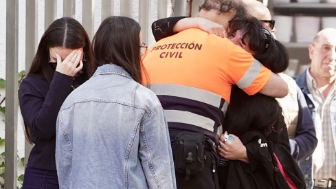 Acto de recibimiento de los mineros fallecidos en Villablino | Foto: Campillo, ICAL 