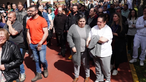 Acto de recibimiento de los mineros fallecidos en Villablino (39)