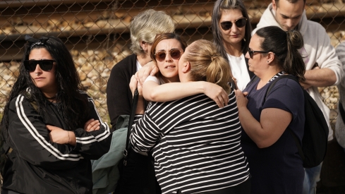 Funeral del minero berciano David Álvarez fallecido en la mina de Cerredo (Asturias) | Foto: César Sánchez, ICAL