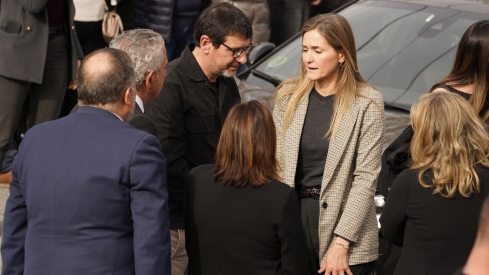 Funeral del minero berciano David Álvarez fallecido en la mina de Cerredo (Asturias) | Foto: César Sánchez, ICAL