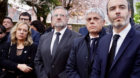 Funeral de los mineros fallecidos en Villablino | Foto: Campillo, ICAL