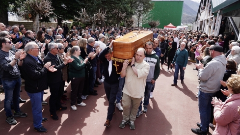 Funeral de los mineros fallecidos en Villablino | Foto: Campillo, ICAL