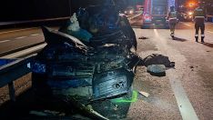 Muere un hombre después de chocar contra un caballo en la AP-66 a la altura de Valverde de la Virgen (León) | Bomberos de León Muere un hombre después de chocar contra un caballo en la AP-66 a la altura de Valverde de la Virgen (León) | Bomberos de León