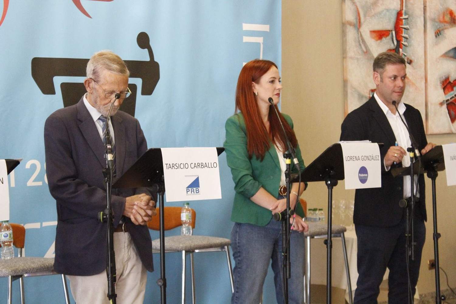 Tarsicio Carballo en el debate de las últimas elecciones municipales de 2023