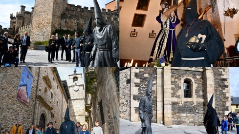 El Lambrión Chupacandiles vuelve a las calles de Ponferrada para anunciar el inicio de la Semana Santa | Dani Merino