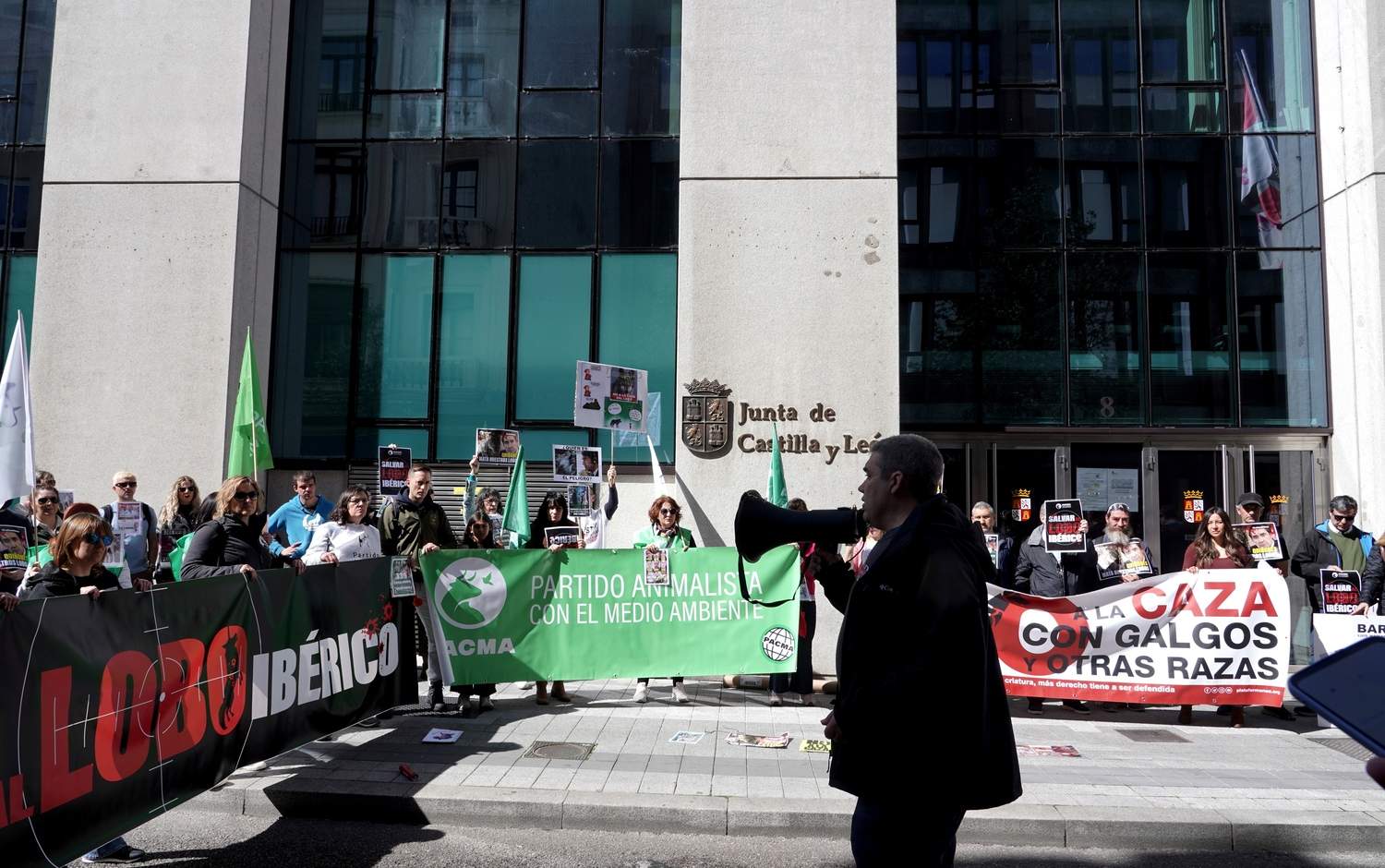 El Partido Animalista Pacma convoca una manifestación para protestar por la salida del lobo ibérico del Listado de Especies Silvestres en Régimen de Protección Especial (Lespre) | Miriam Chacón / ICAL 