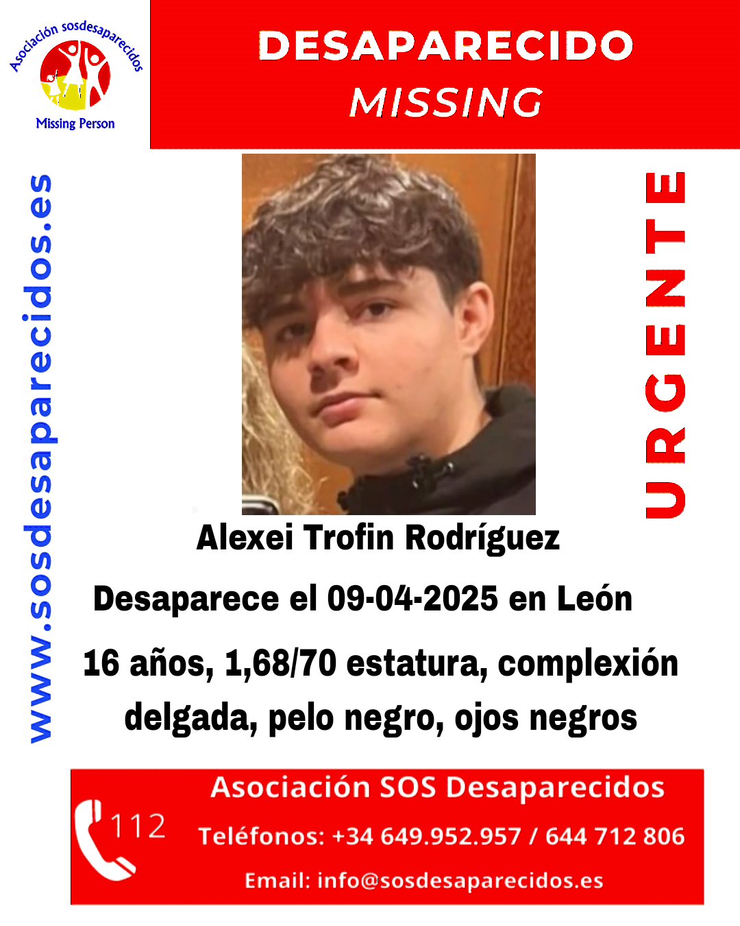 Buscan a Alexei Trofin Rodríguez