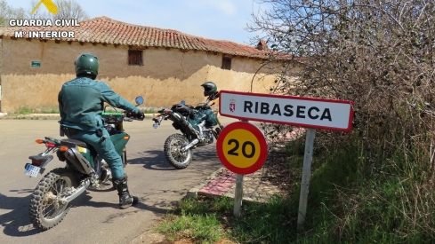Guardia Civil en Ribaseca (León)
