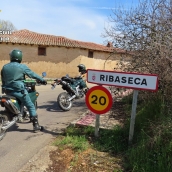Guardia Civil en Ribaseca (León)