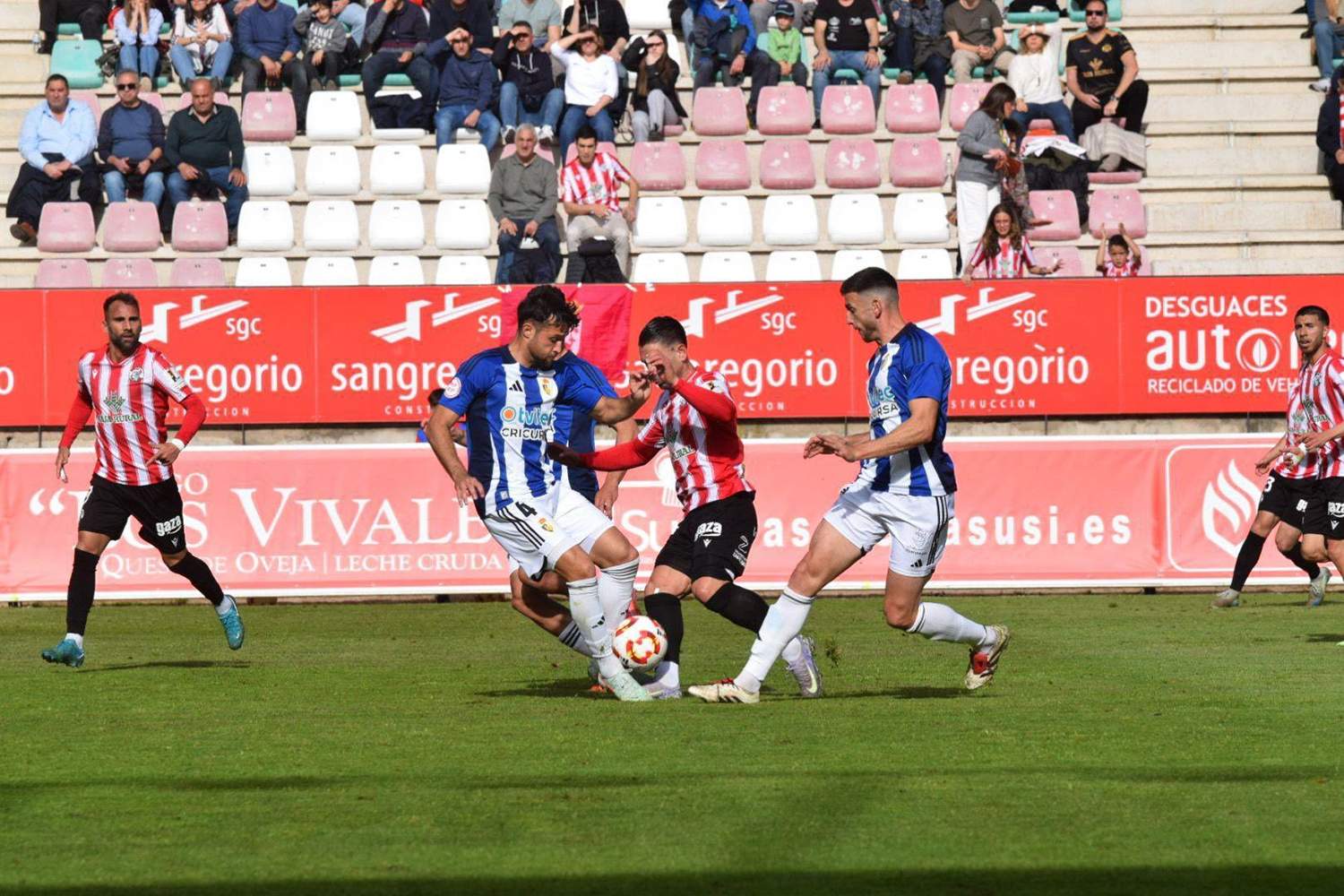 Imagen de archivo de un partido entre el Zamora y la Ponferradina 