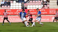 Imagen de archivo de un partido entre el Zamora y la Ponferradina 