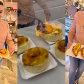 Torrija CheeseCake y TorriSSant by Sandra Romero Patisserie 