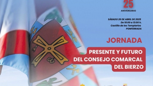 Cartel Jornada Presente y Futuro del Consejo Comarcal del Bierzo