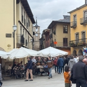 Imagen de la afluencia en Ponferrada durante la Semana Santa Imagen de la afluencia en Ponferrada durante la Semana Santa