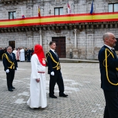 Procesión de la Santa Cena e indulto al reo en Ponferrada  el Jueves Santo