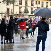 La lluvia cancela la procesión del Entierro de Ponferrada (13)