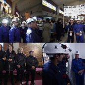 Álbum de fotos. La Hermandad del Cristo de los Mineros de Caboalles de Abajo, Villablino, celebra su procesión, con la entrada del Cristo al Pozo María y recuerdo a los cinco mineros fallecidos en Cerredo 17