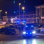 Accidente en las inmediaciones del Hotel Temple de Ponferrada 