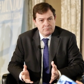 Leticia Pérez ICAL. El presidente de la Junta y del PP de Castilla y León, Alfonso Fernández Mañueco, participa en las ''Conversaciones Políticas'' del Club de Prensa El Mundo Diario de Castilla y León.