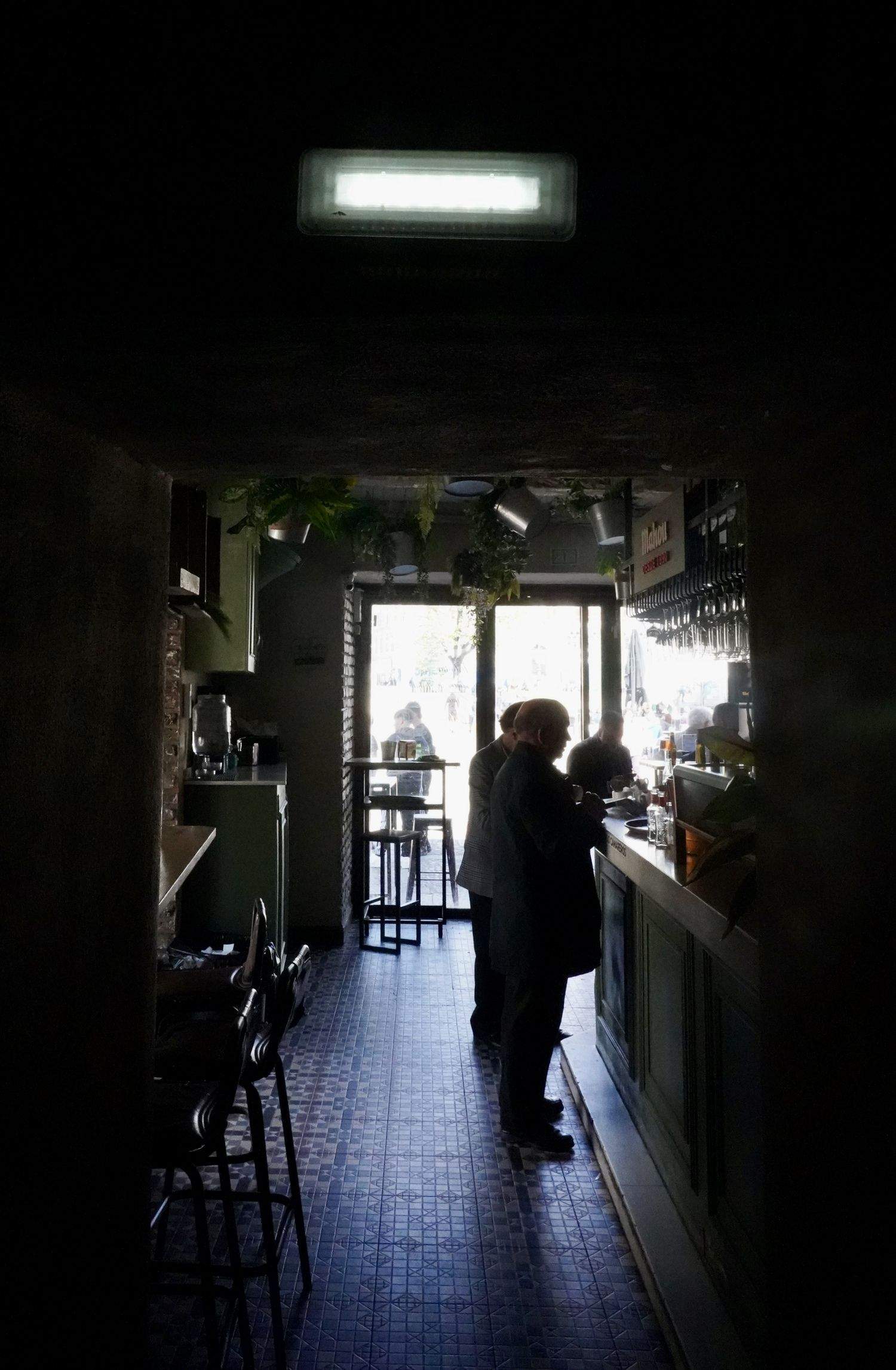 Apagón en la ciudad de León