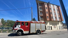 Actuaciones de Bomberos de Ponferrada durante el apagón.