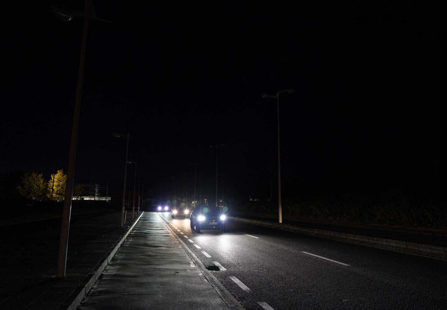 César Sánchez ICAL. Noche a oscuras en algunas zonas de la ciudad de Ponferrada debido al apagónmasivo (14)