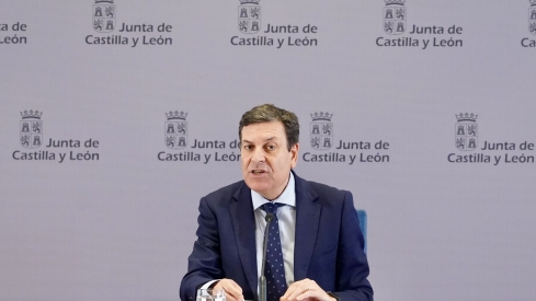 El consejero de Economía y Hacienda y portavoz de la Junta, Carlos Fernández Carriedo | Foto: Miriam Chacón / ICAL