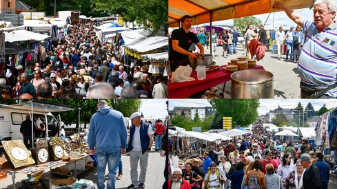 La Feria de la Cruz de Mayo llega a Cacabelos con pulpeiros, artesanía y maquinaria