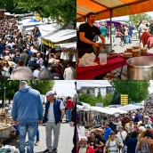 La Feria de la Cruz de Mayo llega a Cacabelos con pulpeiros, artesanía y maquinaria