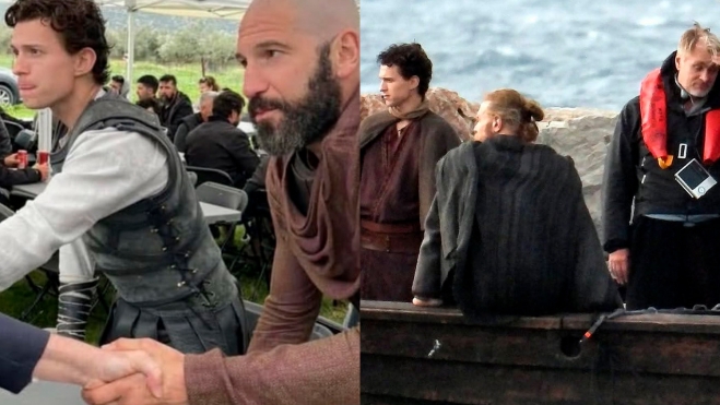 Imágenes de la grabación de La Odisea, la nueva película de Christopher Nolan Imágenes de la grabación de La Odisea, la nueva película de Christopher Nolan