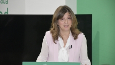 Firma entre la Universidad y la Ponferradina. En la foto, la rectora de la Universidad de León 