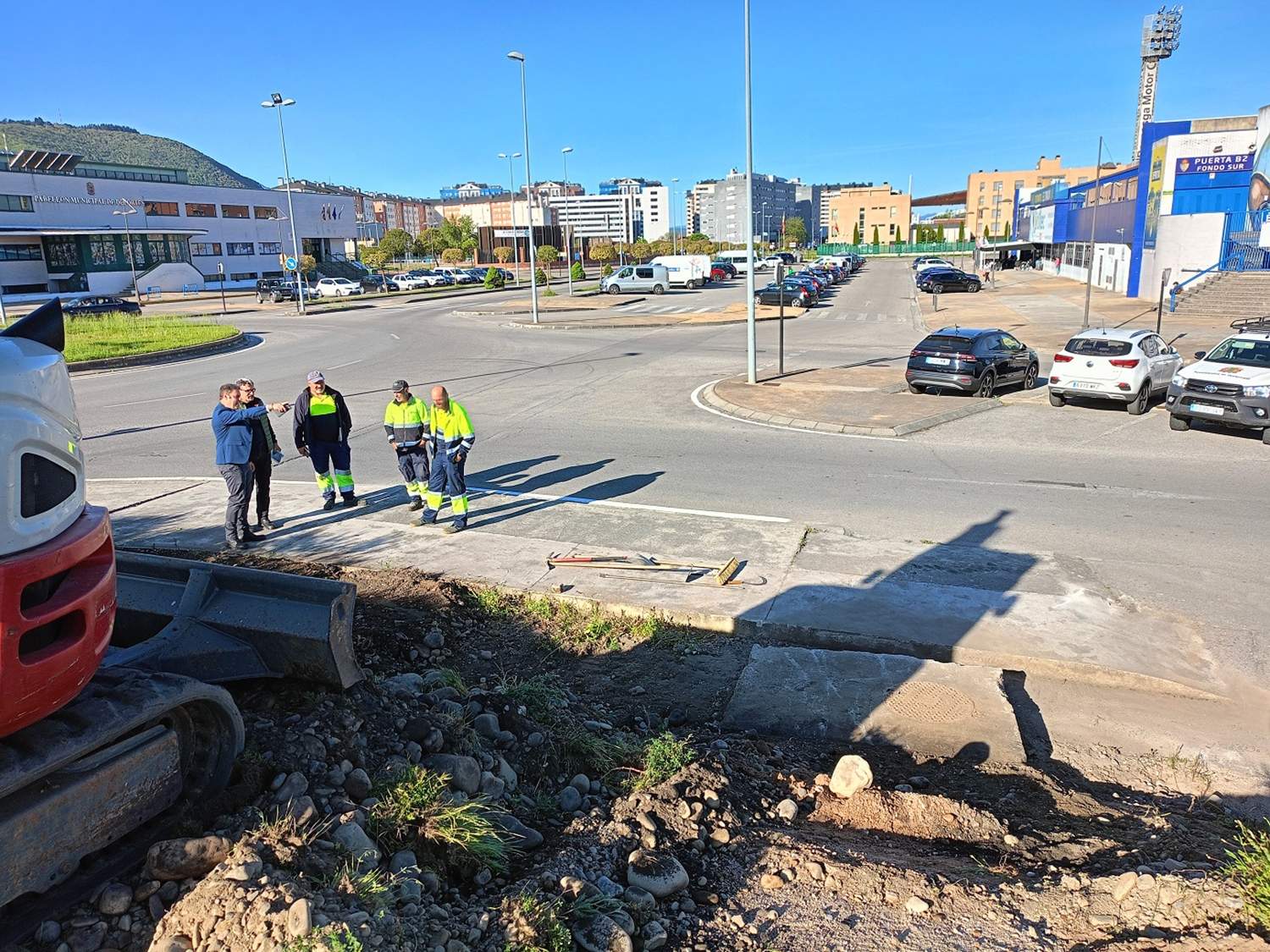 Obras en el recinto ferial