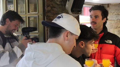 Peldanyos 'saborea' León junto a los chicos de Frezzyks | José Martín