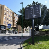 Pantallas de la ZBE de la Calidad del aire en Ponferrada
