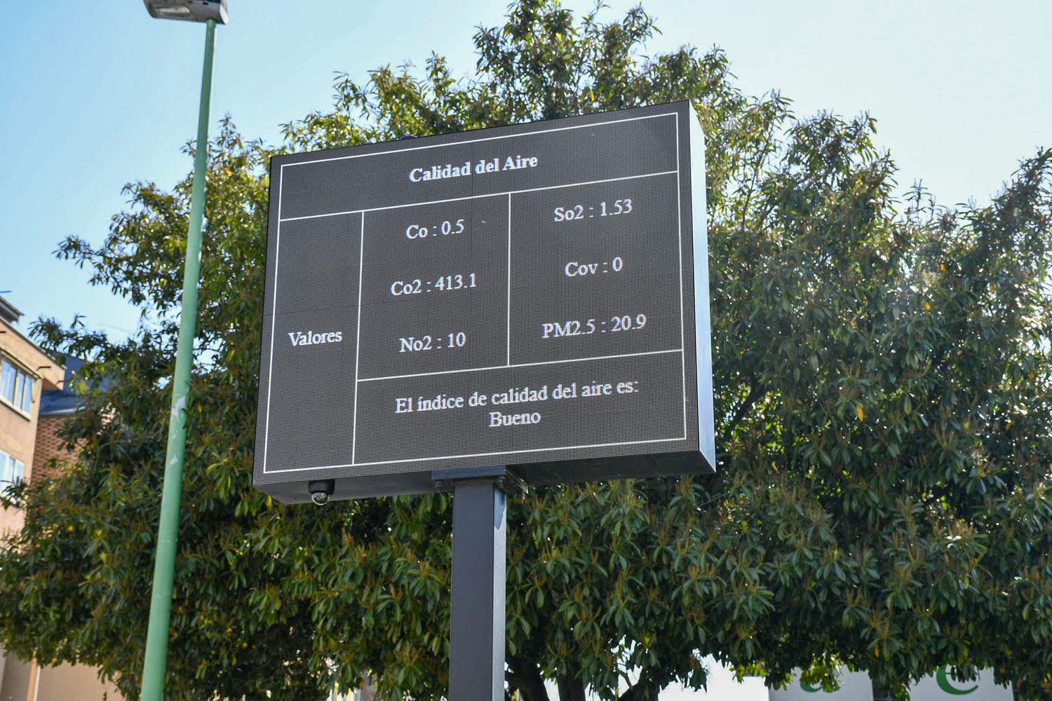 Pantallas de la ZBE de la Calidad del aire en Ponferrada