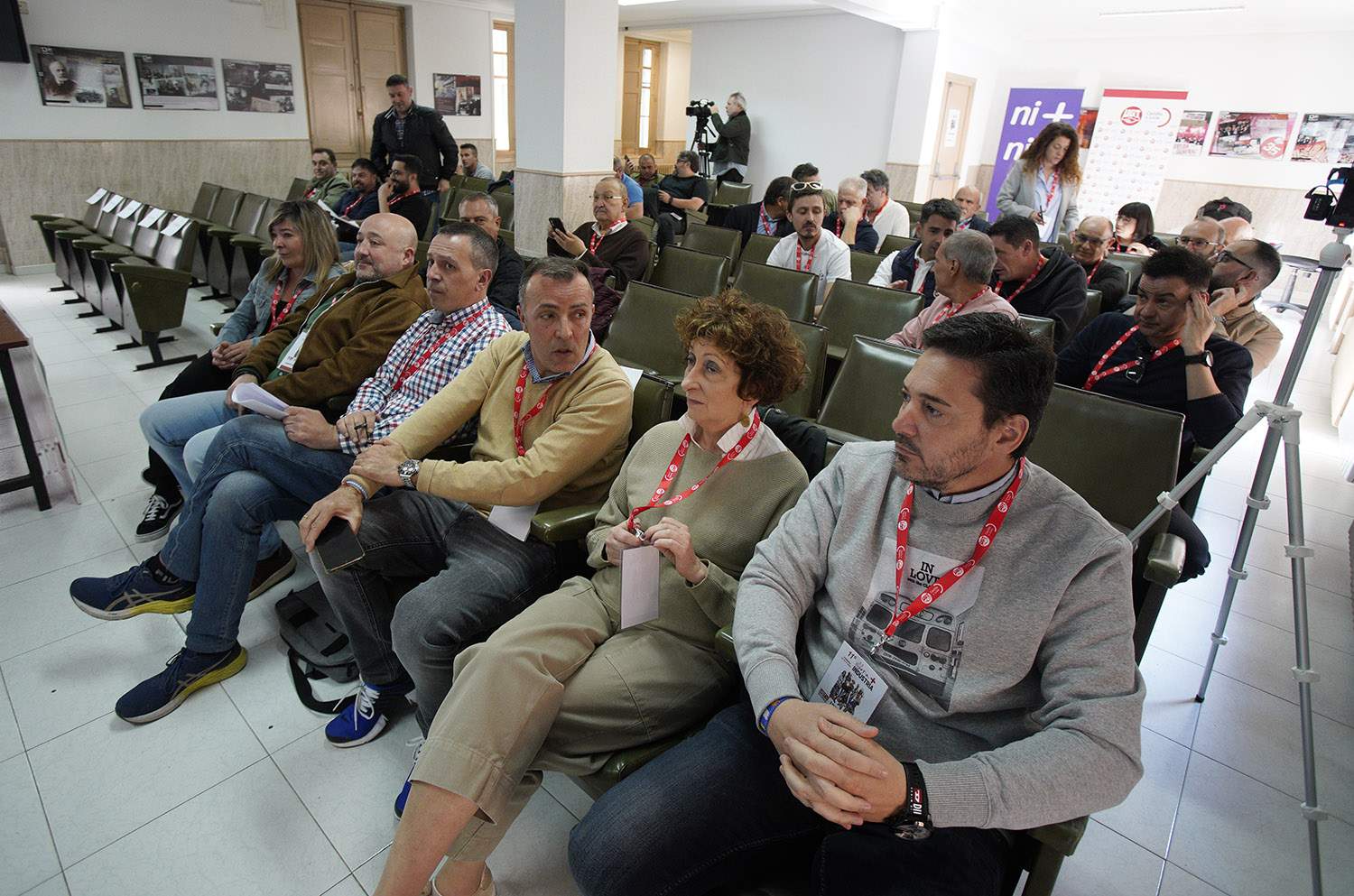 César SánchezICAL . El secretario general de UGT Federación de Industria, Construcción y Agro, FICA Bierzo, Manuel Cuadrado Blanco y la secretaria general de UGT FICA Castilla y León, Sandra Vega Hernández 2
