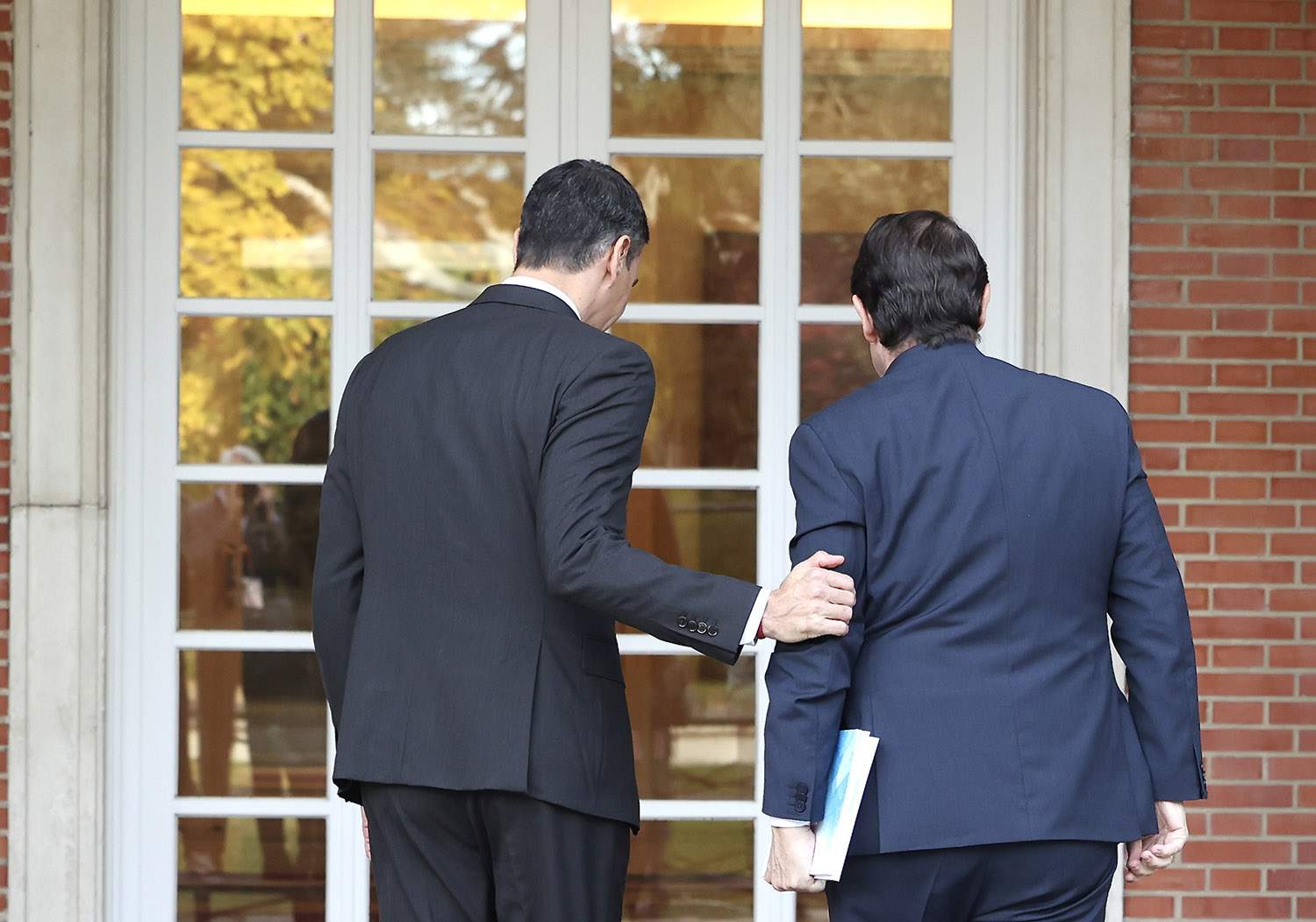 Juan LÁZARO ICAL. Los presidentes del Gobierno, Pedro Sánchez, y la Junta de Castilla y León, Alfonso Fernández Mañueco, se reúnen en La Moncloa.