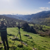 Interceptan varias motos circulando fuera de pista en el monte de La Robla (León) 