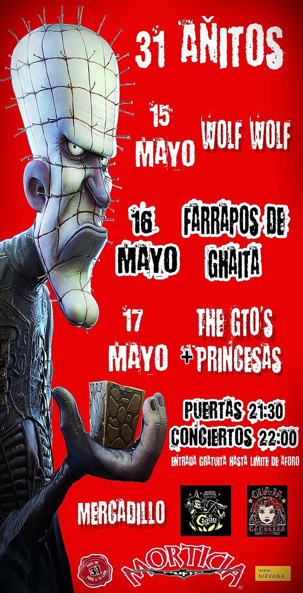 Aniversario Morticia 31 años Aniversario Morticia 31 años