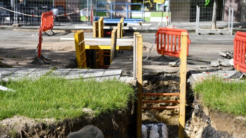 Obras de la Red de Calor 8 Obras de la Red de Calor 8