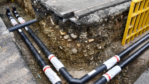 La Red de Calor en La Rosaleda, de Ponferrada La Red de Calor en La Rosaleda, de Ponferrada