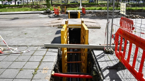 Obras de la Red de Calor 13 Obras de la Red de Calor 13