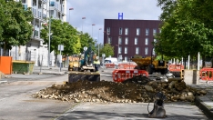 Obras de la Red de Calor | El Ayuntamiento de Ponferrada confía en que las obras de la red de calor finalicen este verano 