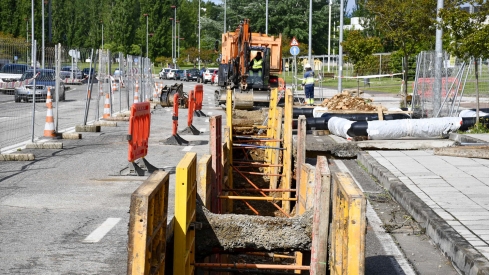 Obras de la Red de Calor 18 Obras de la Red de Calor 18